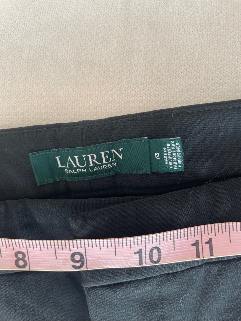 Lauren Ralph Lauren Black Women’s Dress Pants | Career Work Trouser | Sz 12 - Picture 3 of 8